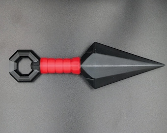 9.5” Custom Color Jumbo Anime Kunai Knife Prop – Ninja Cosplay Accessory