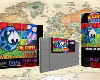 Mr Bloppy Saves The World - Super Nintendo (SNES) ¡NUEVO oficial!