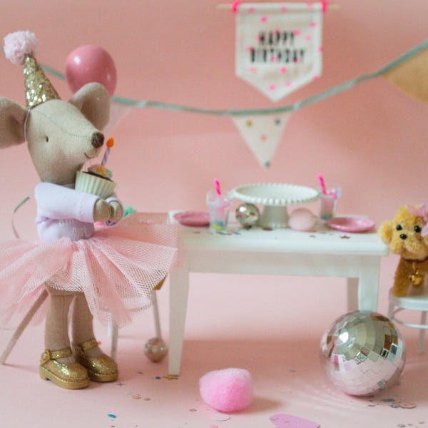 Maileg big  Sister-Maileg Big Sister Dress -  Maileg- Birthday maileg set