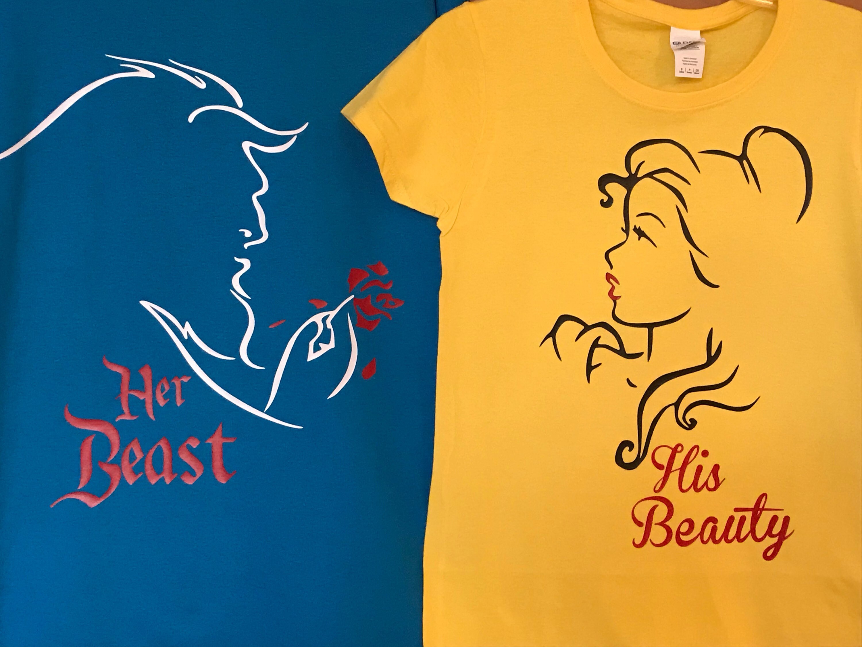 Beast Disney Inspired Matching Shirts 