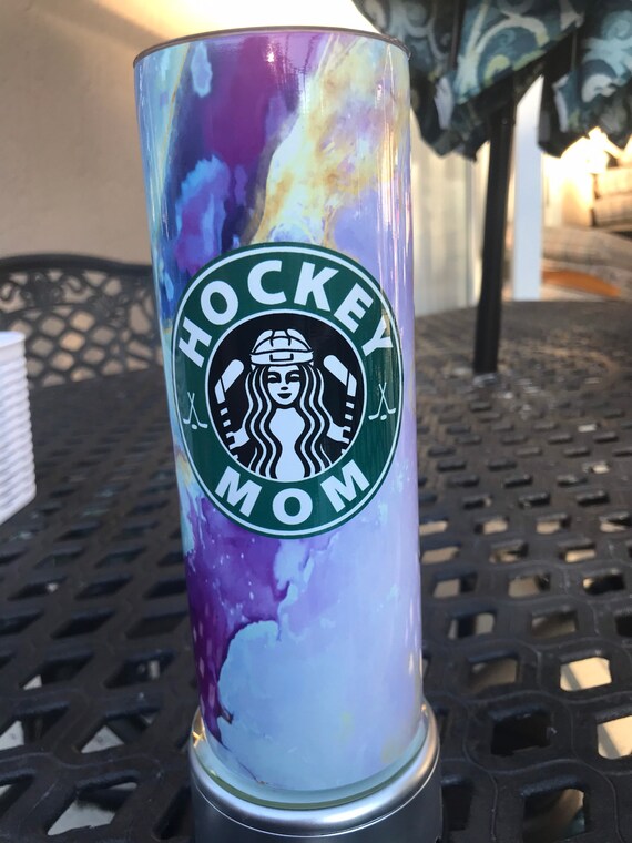 Starbucks Hockey Mom 20 oz or 30 oz Stainless Steel Tumbler Cup Personalized