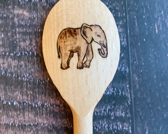 Elephant Wood Spoon