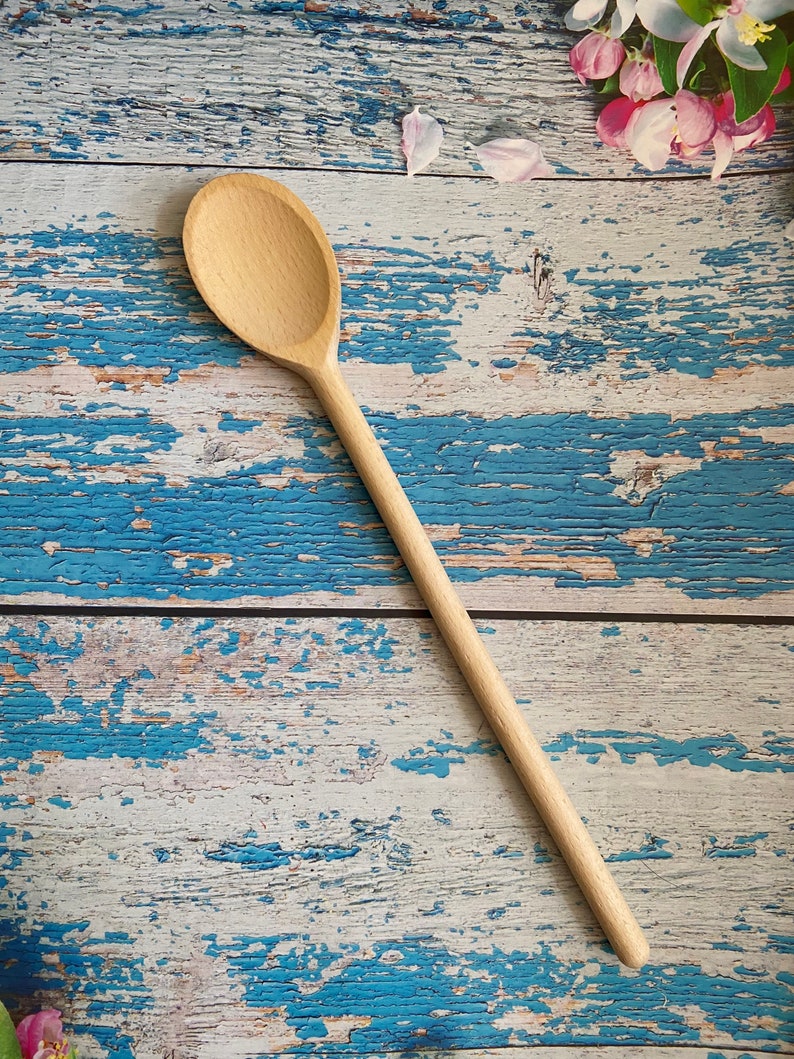 Hand burned sunflower wooden spoons