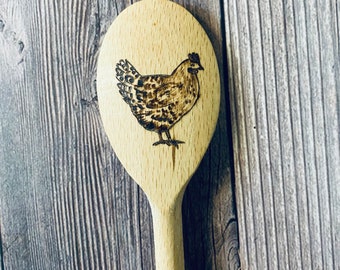 Chicken Wood Spoon