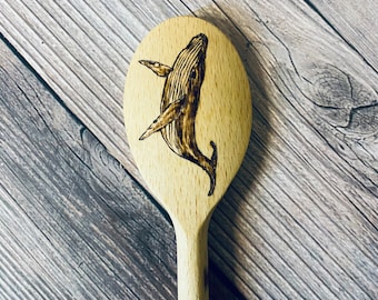 Whale Wood Spoon