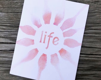 Easter Life Flower Card