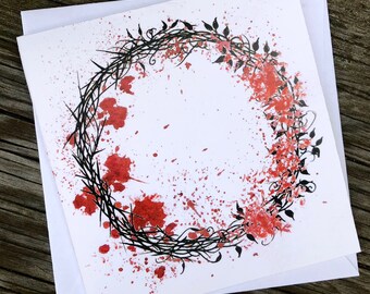 Easter Crown of Thorns Card