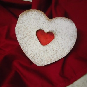 Linzer Heart Cutout Card