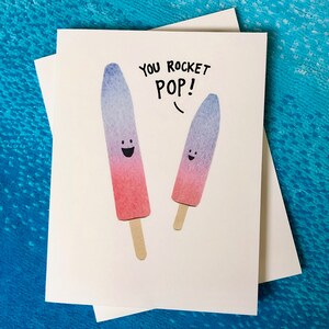 Rocket Pop Dad Card