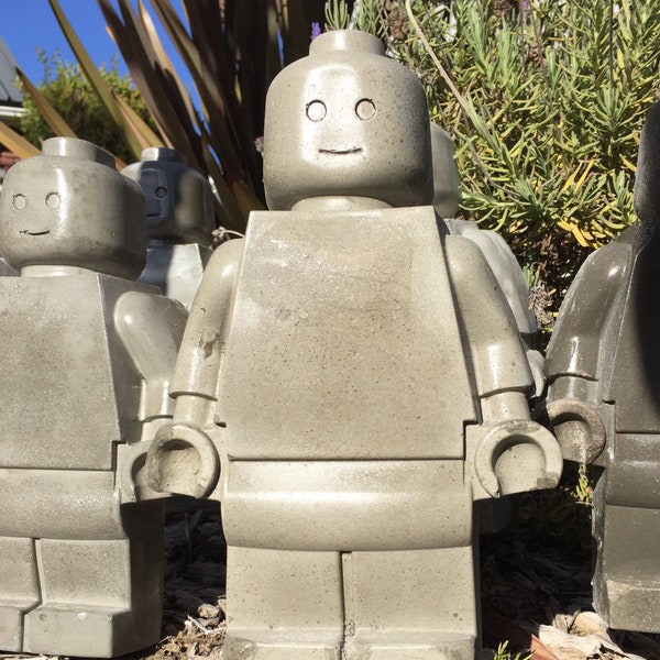 one Extra LARGE lego MAN garden gnome, BIG minifig