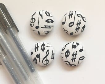 Music Note Magnets, Magnets, Refrigerator Magnets, Black Kitchen Decor, White Board Magnets, Gifts For Teachers, Magnet, Black Decor, Music