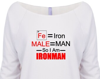 Female Iron Man Inspired Scientific Chart Spoof Avengers tank