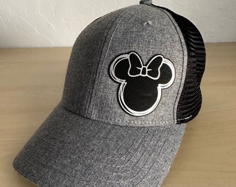 Women Disney Minnie Mouse Outline Ponytail Trucker Hat, Ladies Disneyland Hidden Ponytail Trucker Hat,  Woman Star Wars Hat Merry Unbirthday