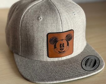 帽子 OLD disney/mickey wool cap grey 90s Cap Mickey - Etsy