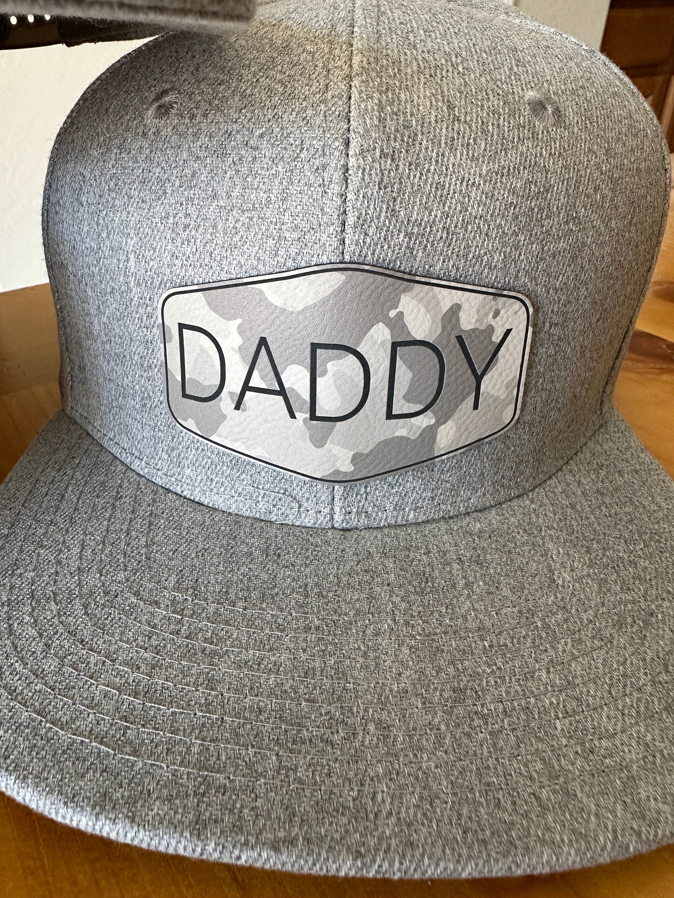 Personalized Name Camouflage Boy Girl, Custom Flat Bill Youth Snapback Hat, Infant Toddler Youth Kids Adult Hat, Child Dad Cap