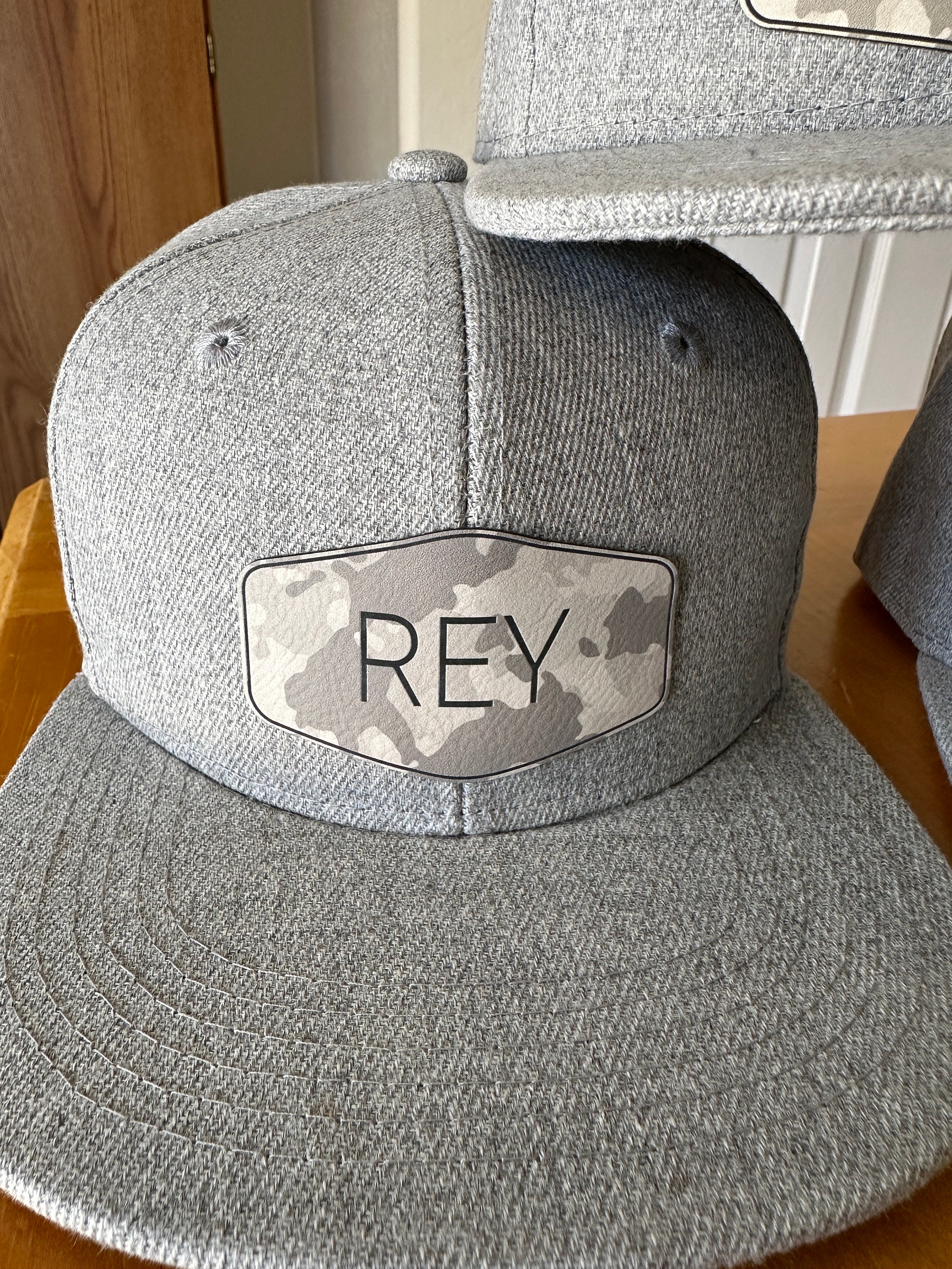 Personalized Name Camouflage Boy Girl, Custom Flat Bill Youth Snapback Hat, Infant Toddler Youth Kids Adult Hat, Child Dad Cap