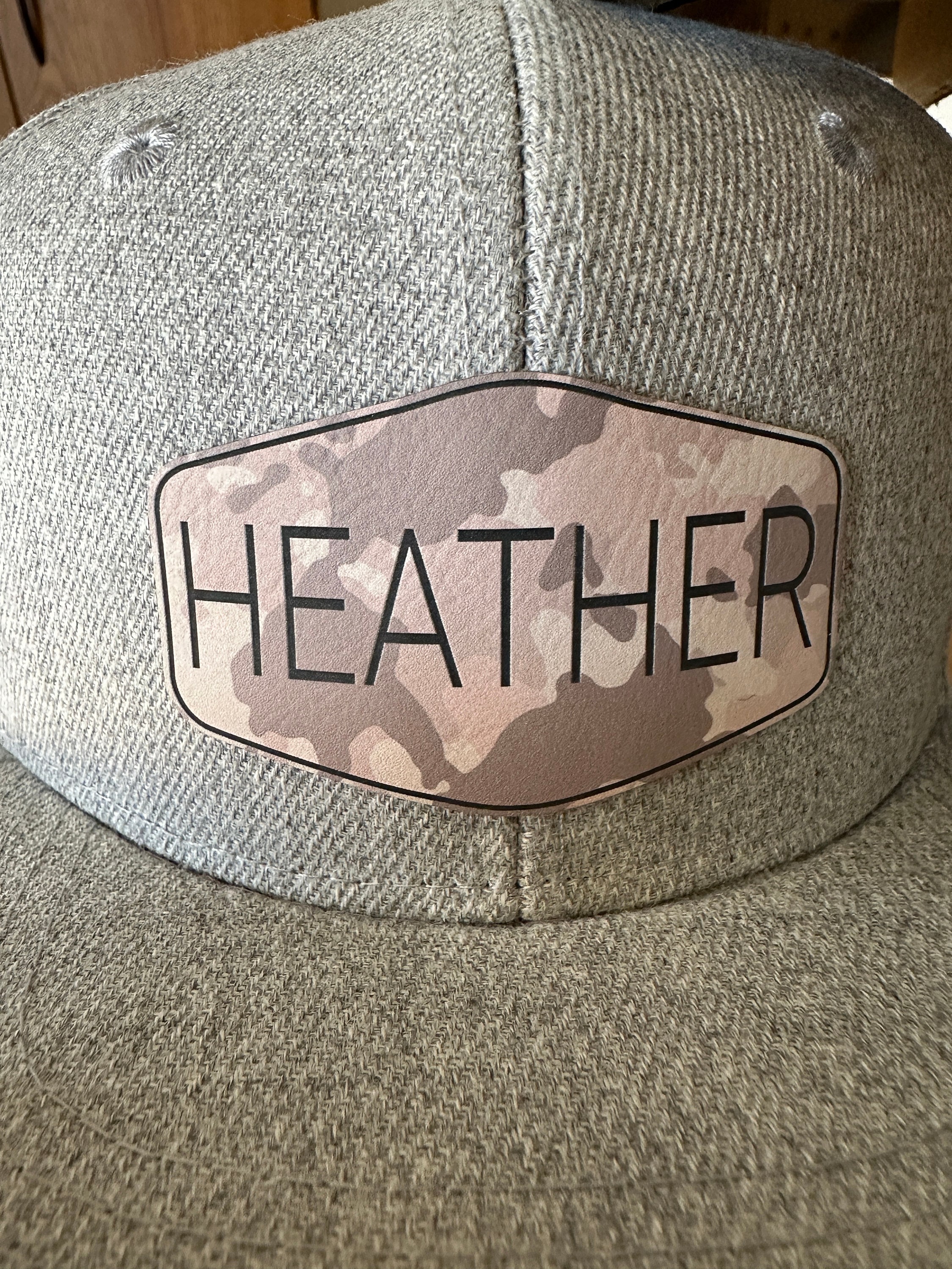 Personalized Name Camouflage Boy Girl, Custom Flat Bill Youth Snapback Hat, Infant Toddler Youth Kids Adult Hat, Child Dad Cap