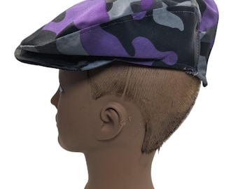 Gorra plana de camuflaje
