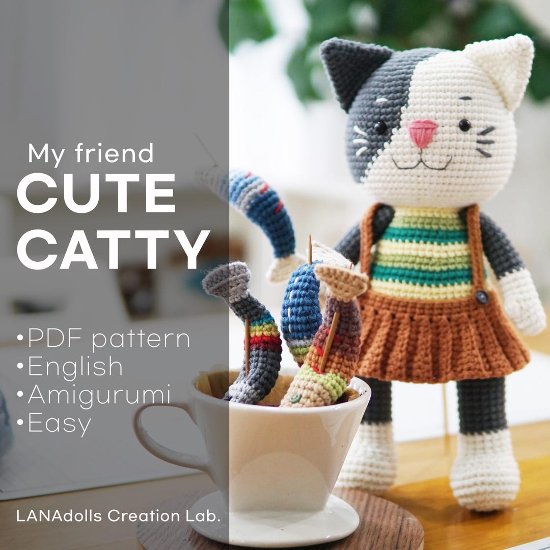 CUTE CATTY [amigurumi Pattern] - Etsy