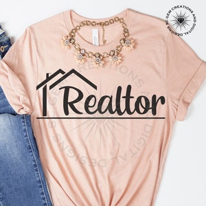 Agent immobilier SVG, png immobilier, téléchargement instantané agent immobilier, conception de chemise agent immobilier, maison, sublimation, fichier de coupe svg, cricut, silhouette
