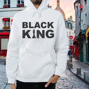 Black King svg, Black Man svg, Black Man shirt, Black King with chess piece, svg cut file, shirt design, cricut, silhouette, cameo, dxf, png