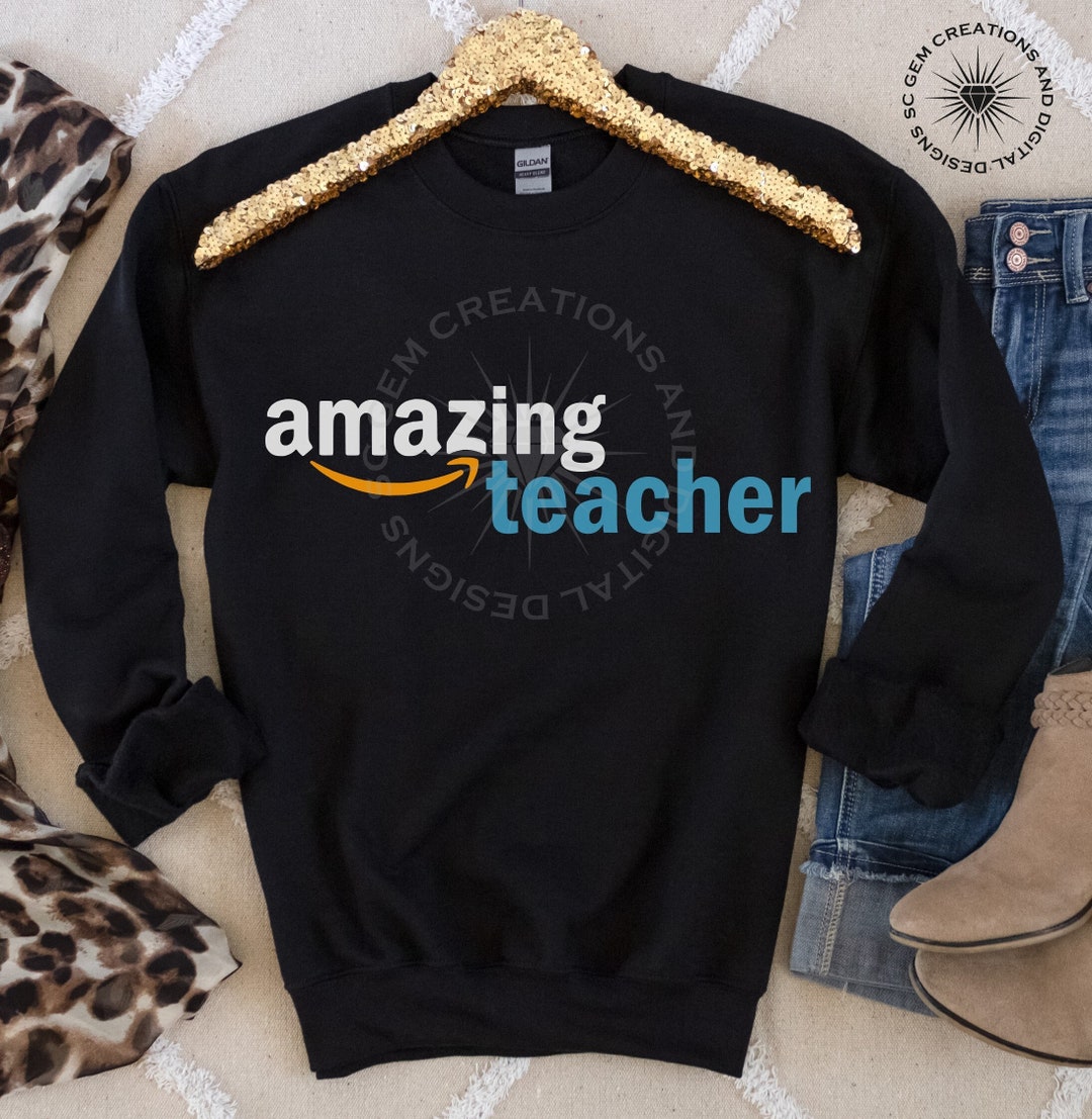 Amazon Amazing Teacher SVG, Amazing Teacher SVG, Teacher Shirt, Teacher ...