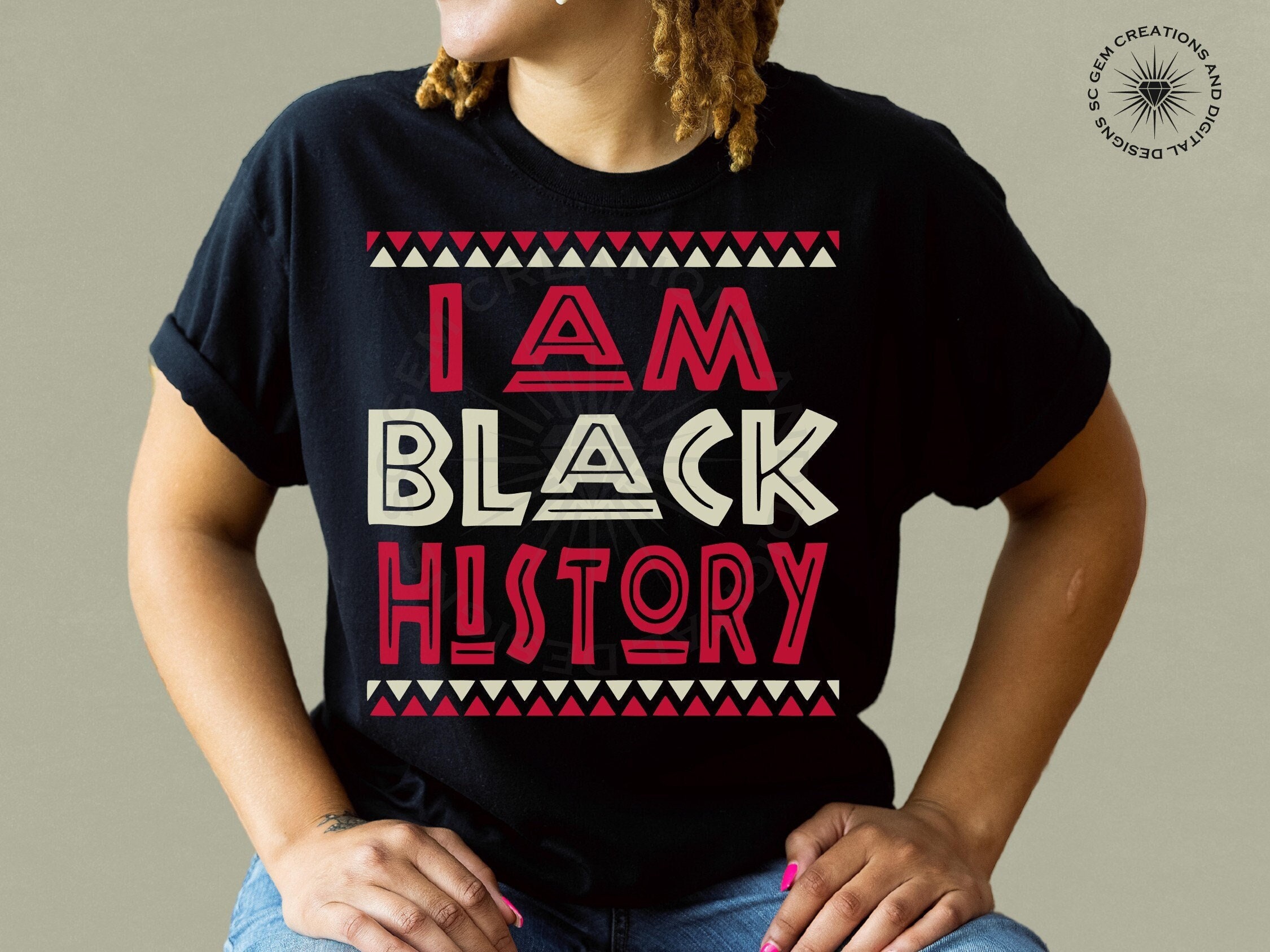 I Am Black History DST Inspired SVG, Delta Sigma Theta svg, Black History SVG, Black excellence svg, cricut svg cut file, silhouette png dxf