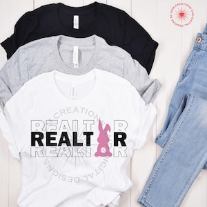 Easter Realtor SVG Real Estate SVG Cut File Instant Download Happy Easter Bunny Egg Hunt Favorite Realtor Gift Shirt Design Realtor png