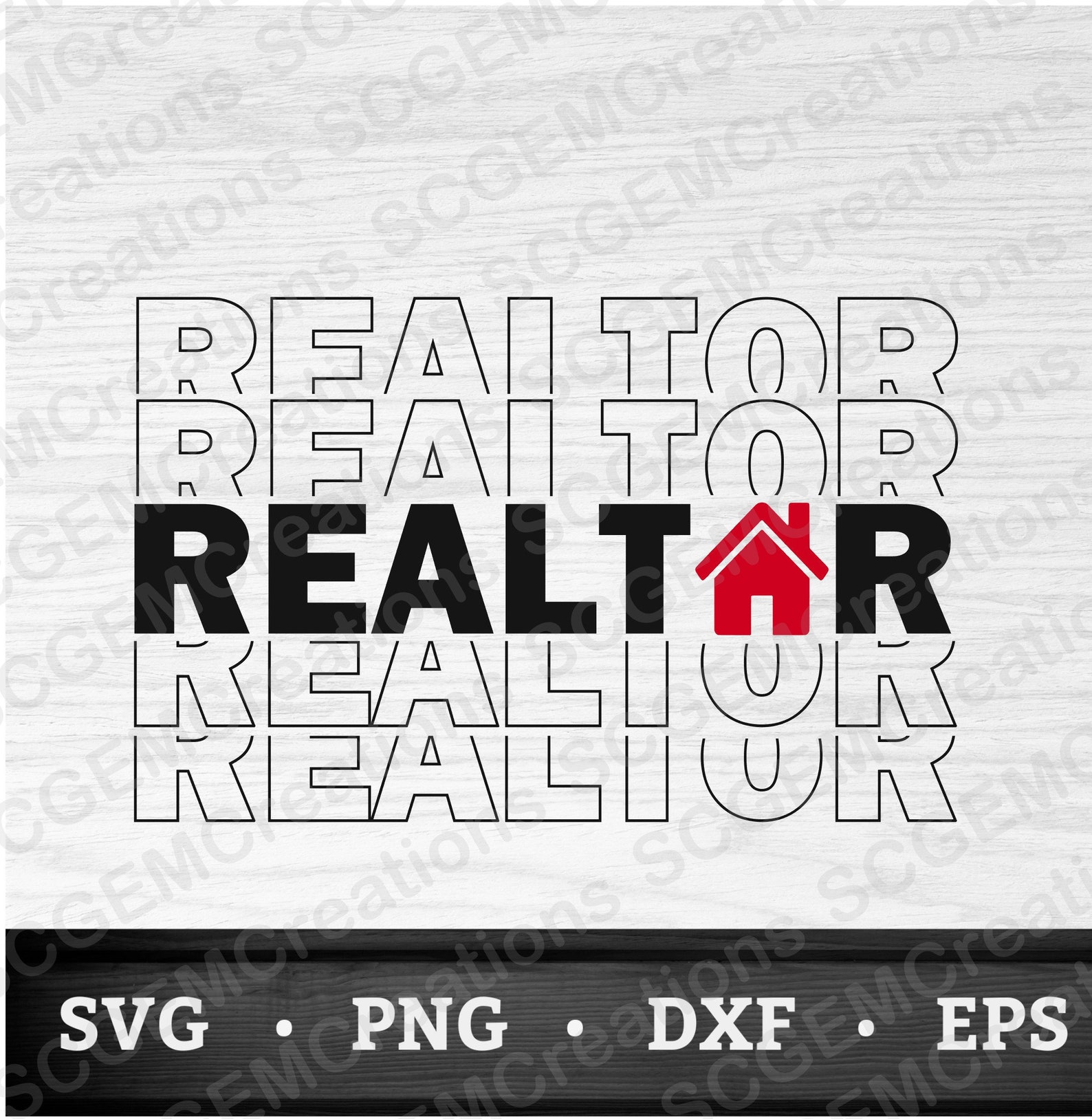 Realtor R Graphic Realtor Shirt SVG Instant Download, Realtor Stacked Graphic, Real ...