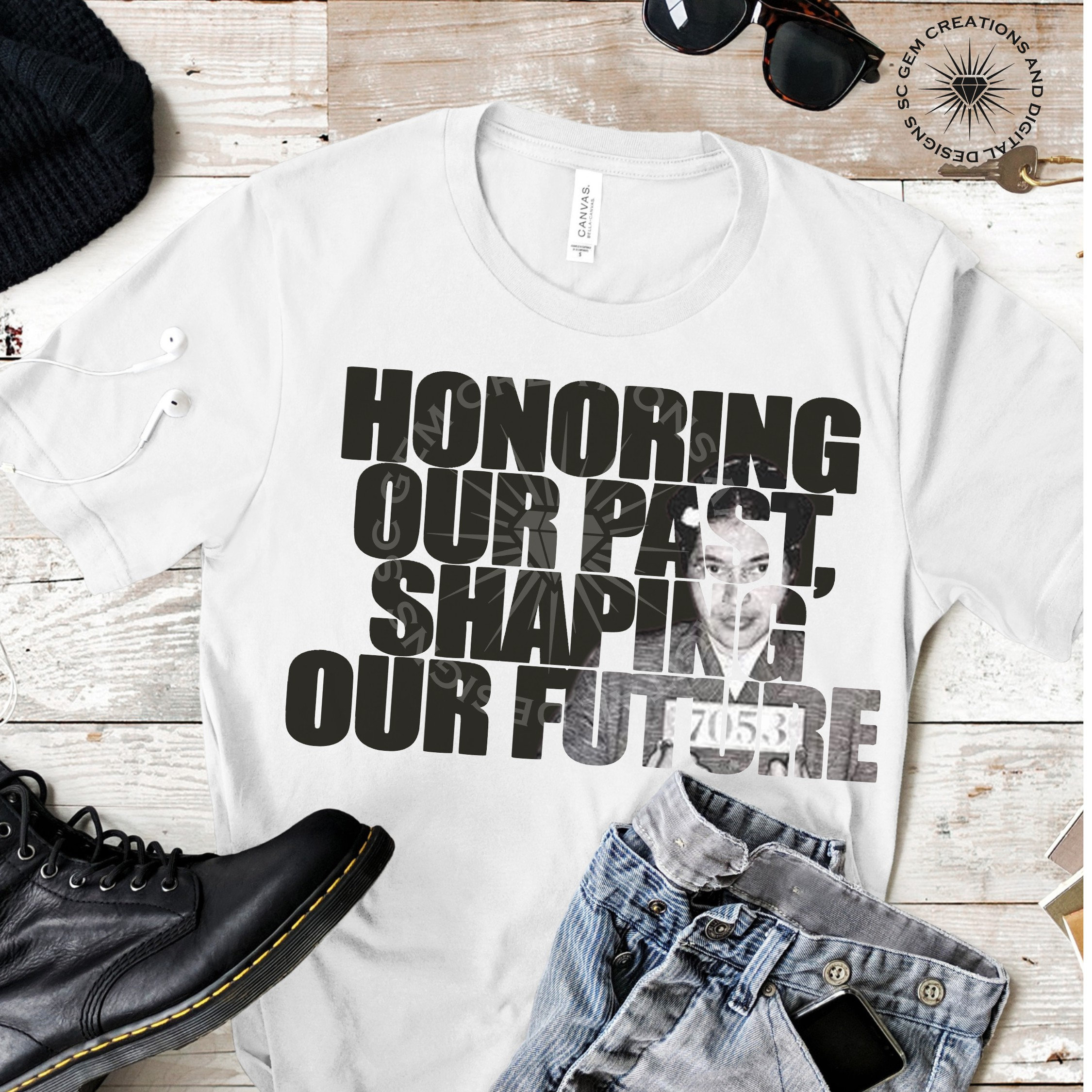 Rosa Parks SVG Black History Shirt Honoring Our Past Shaping - Etsy