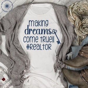 Making Dreams Come True SVG, Realtor SVG, Real Estate svg, Real Estate Agent svg, Realtor Quote svg, svg cut file, cricut, silhouette, cameo