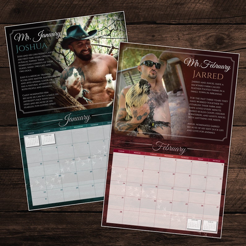2021 Silkie Chicken Dad Calendar Etsy