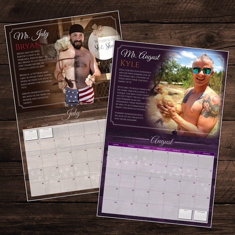 2021 Silkie Chicken Dad Calendar Etsy
