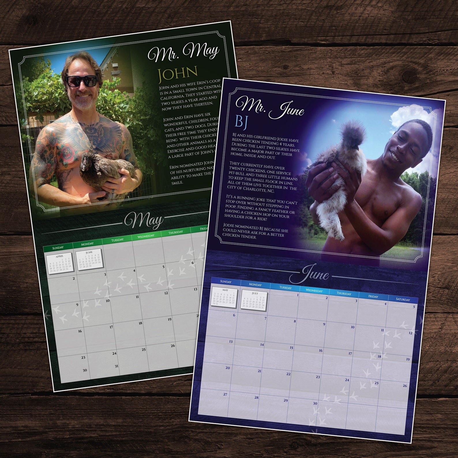 2021 Silkie Chicken Dad Calendar Etsy