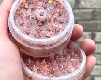 Large Herb Grinder | Tobacco Tool | Custom Resin Grinder