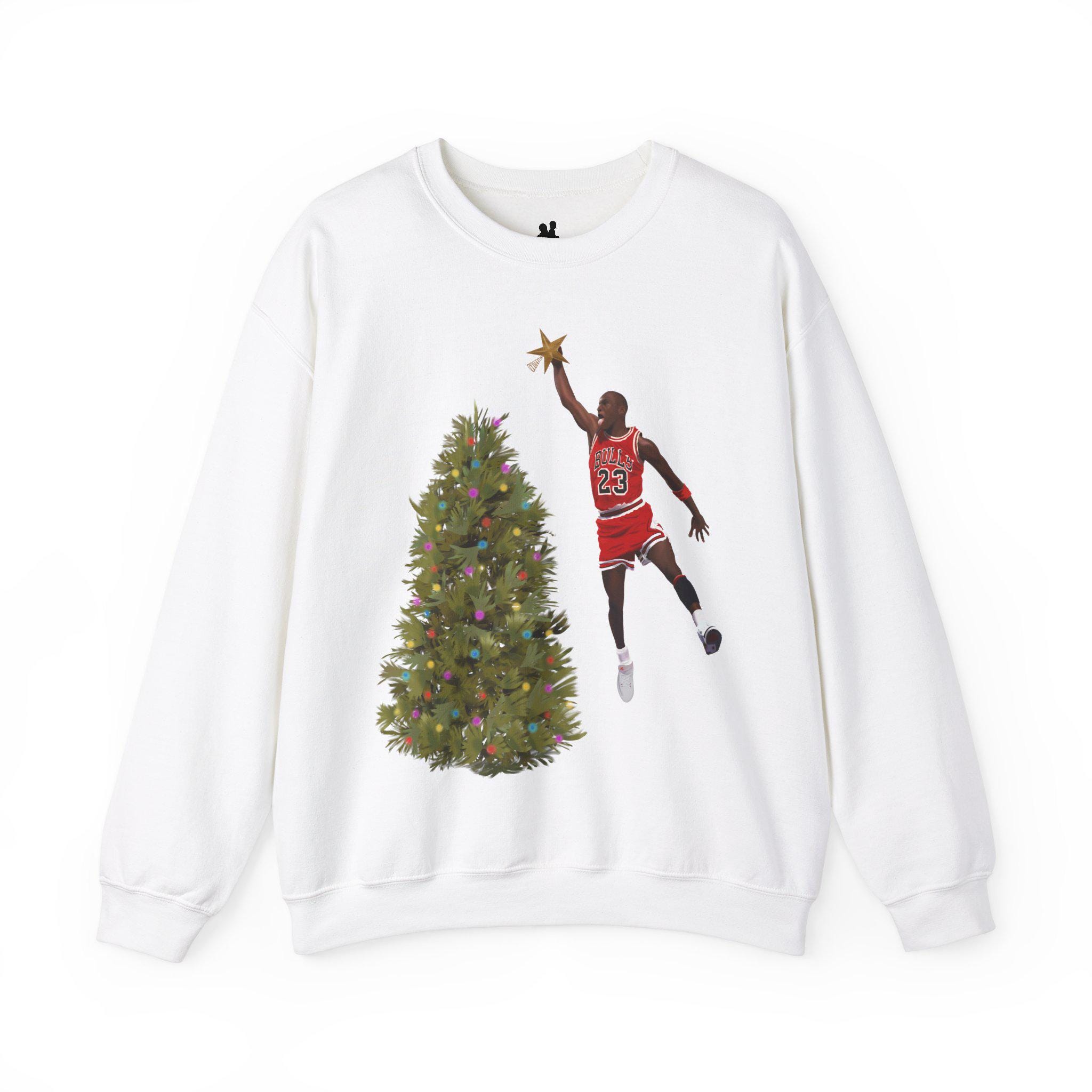 Michael Jordan Christmas Unisex Heavy Blend Crewneck Sweatshirt