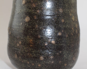 bronze speckled vase