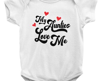 my aunties love me baby grow