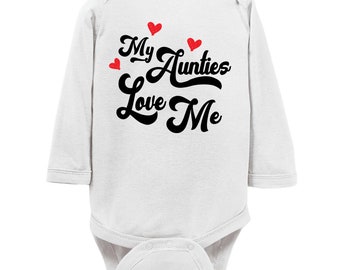 my aunties love me baby grow