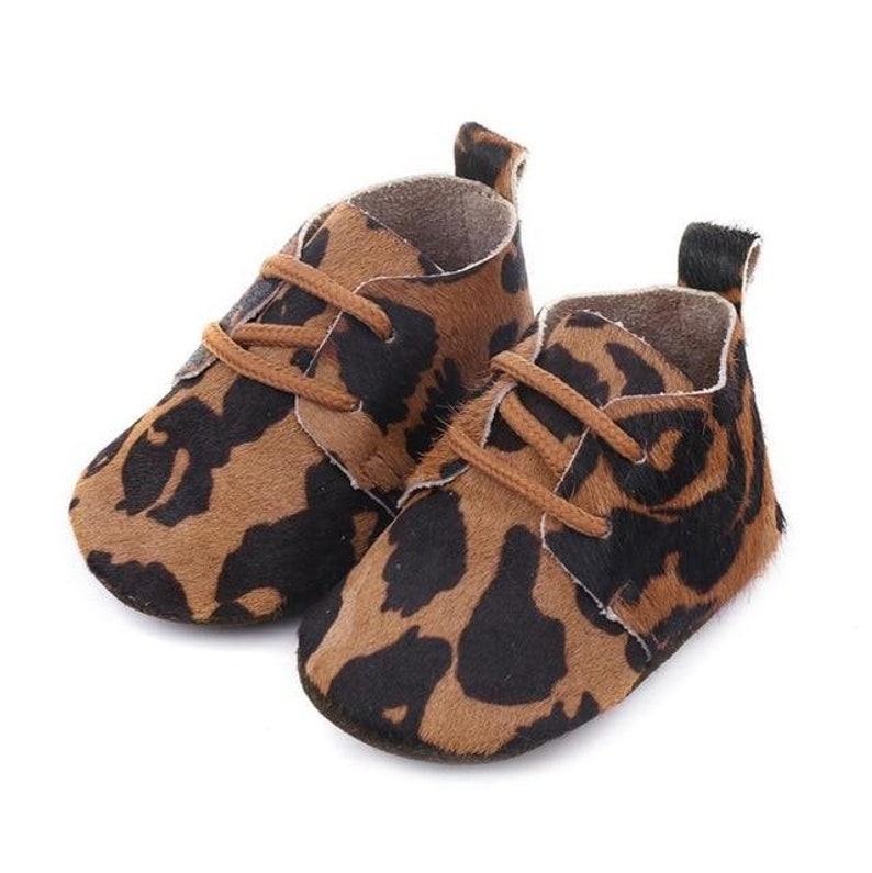 Animal Print Baby Toddler Moccasins