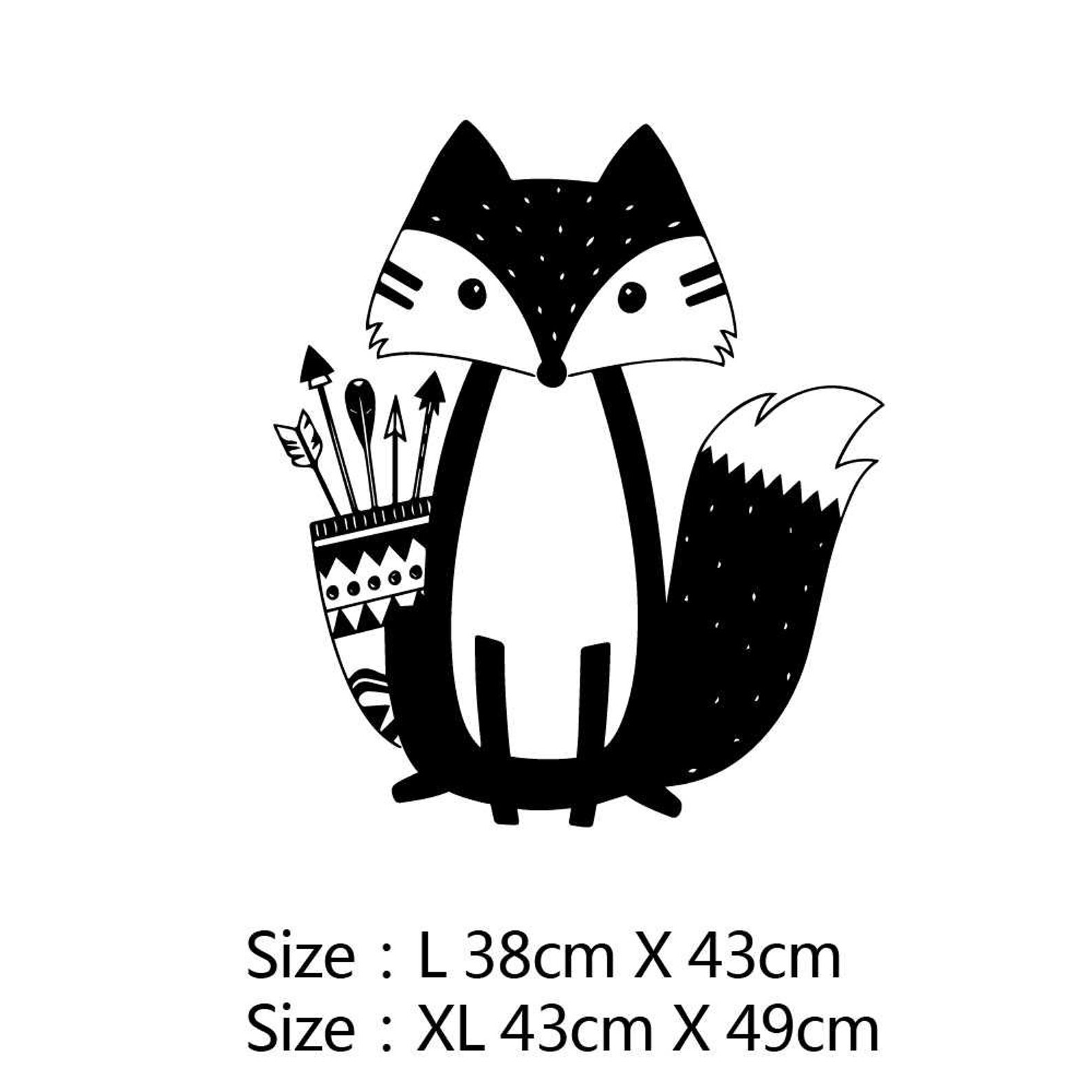 Tribal Animals Vinyl Wall Stickers 8 Styles Etsy