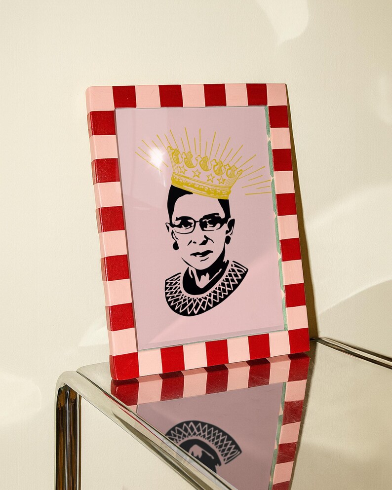 Ruth Bader Ginsburg Wall Art | Notorious RBG Portrait Print image 2