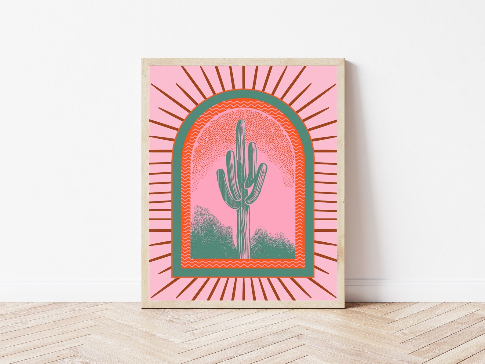 Cactus Decor Cactus Wall Decor Desert Decor Southwestern Etsy
