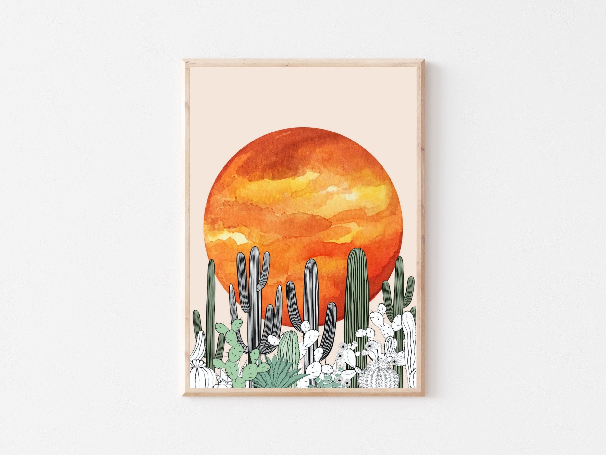 Desert Wall Art Desert Print Desert Art Desert Decor Etsy