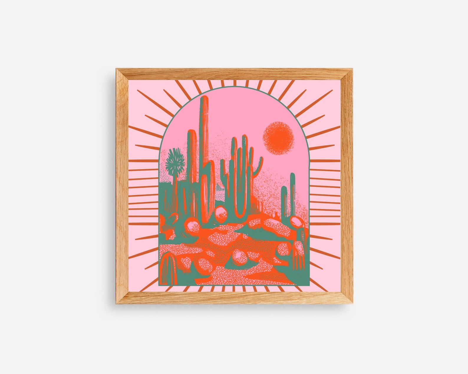 Desert Print Desert Wall Art Desert Decor Modern Desert Etsy