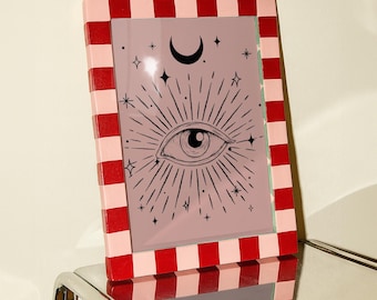 Celestial Eye Print | Witchy Third Eye Wall Art | Moon Stars Decor