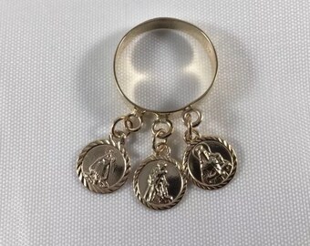 Sterling Silver 925 North Arrow Shop Fleur De Lis Ring New Orleans and Flower Theme