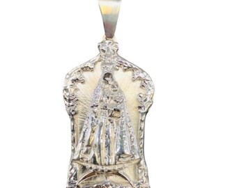 Caridad del cobre 3D pendent charm made in 925 silver