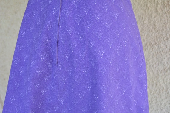 1960s mod violet mini skirt - image 3