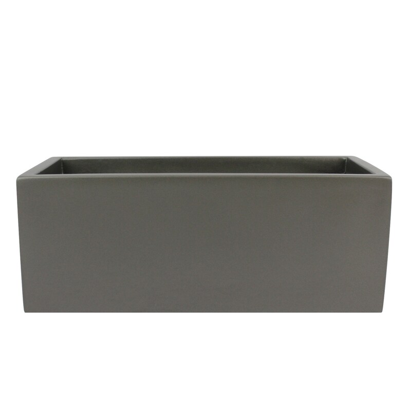 Belmont Rectangle Modern Planter Box Grey. Made from hand Etsy